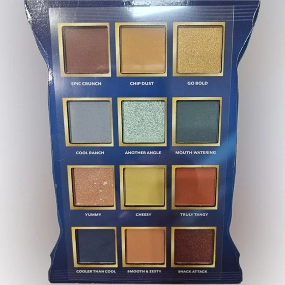 Doritos Cool Ranch Eye Shadow Palette 12 Colors Tortilla Chip Shades Makeup - Picture 2 of 7